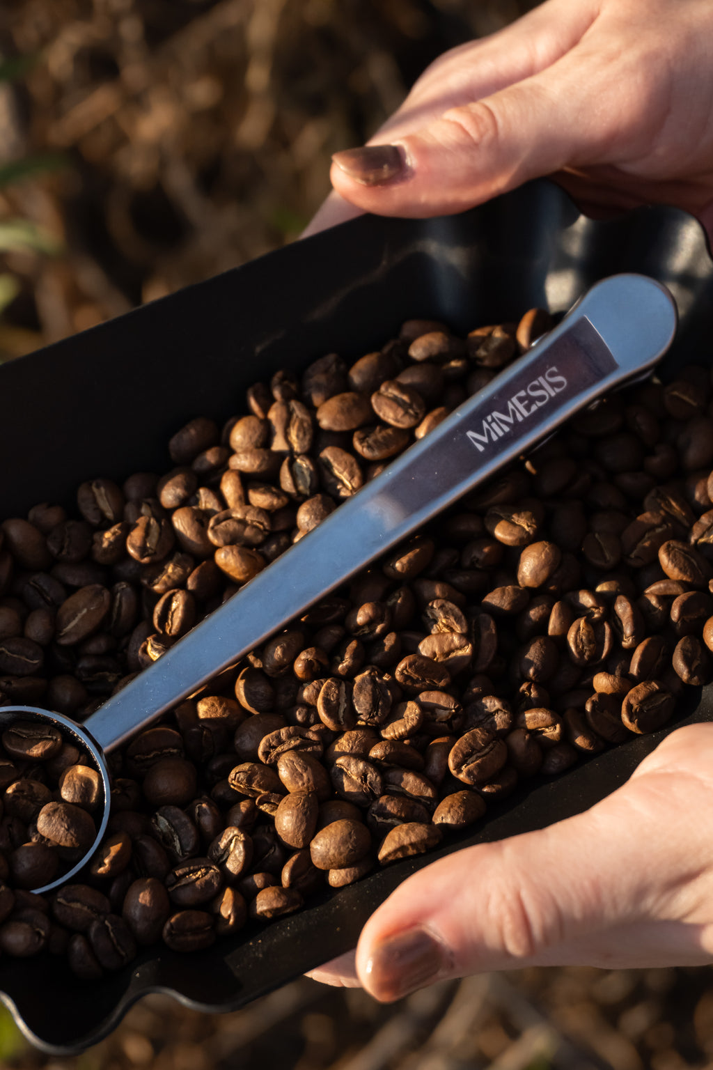 Cuchara medidora con pinza para café 10 ml